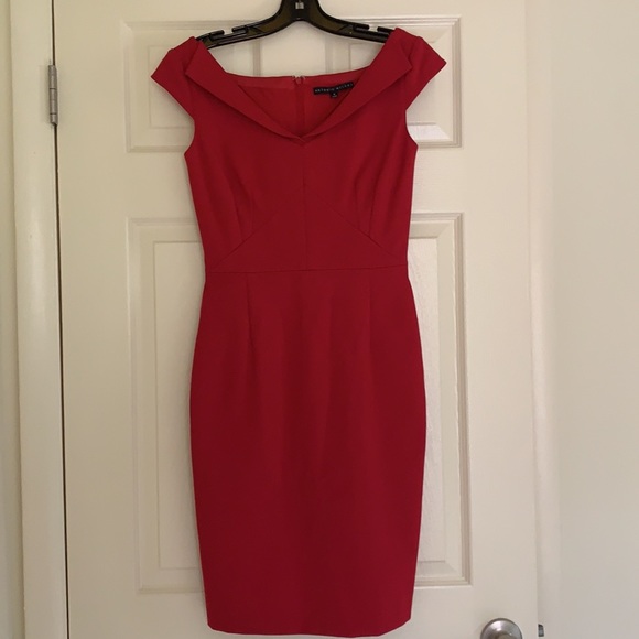 ANTONIO MELANI Joan Dress - Fall Red - Picture 1 of 5